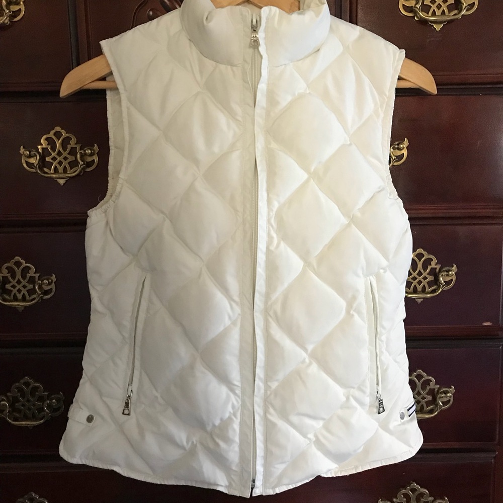 Tommy Hilfiger White Down Filled Puffer Vest - S